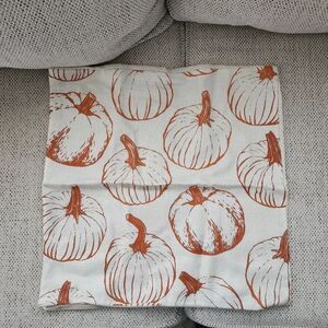 18 x18 Pumpkin Autunm Pillow Covers Set of 2